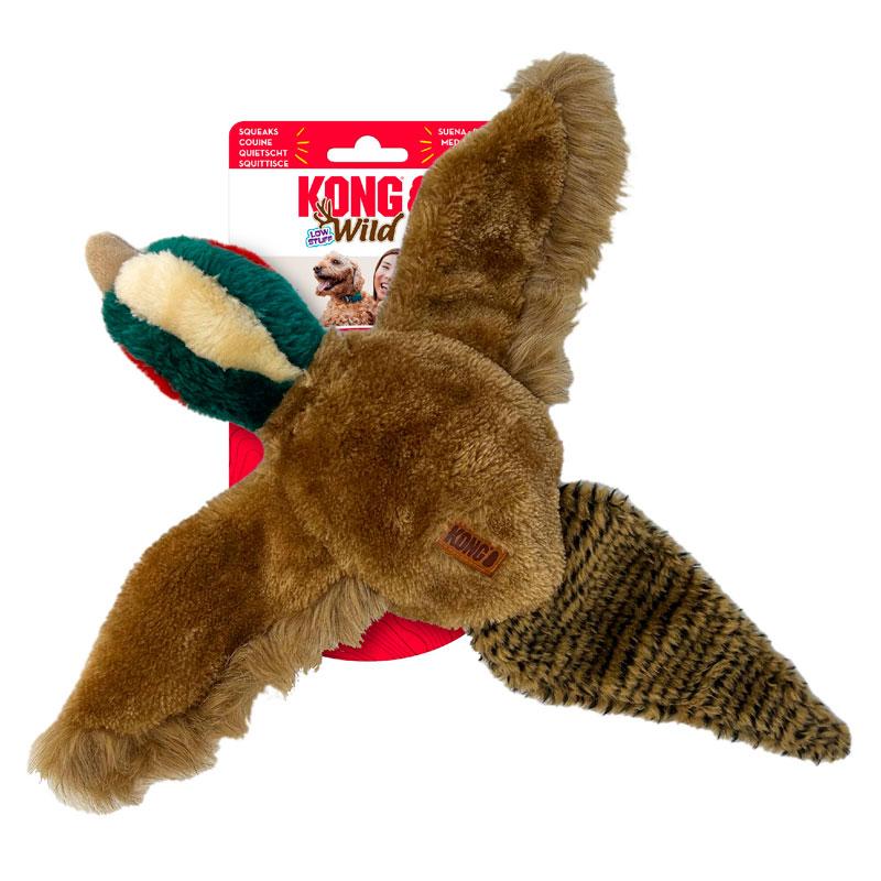 Kong Peluche WILD FAISÁN Salvaje con Sonido T.M para Perros de Kong disponible en Emperrados para cuidar a tu peludo.