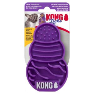 Kong Almohadilla Dispensadora Alimentación Movible LICKS kitty 12x7
