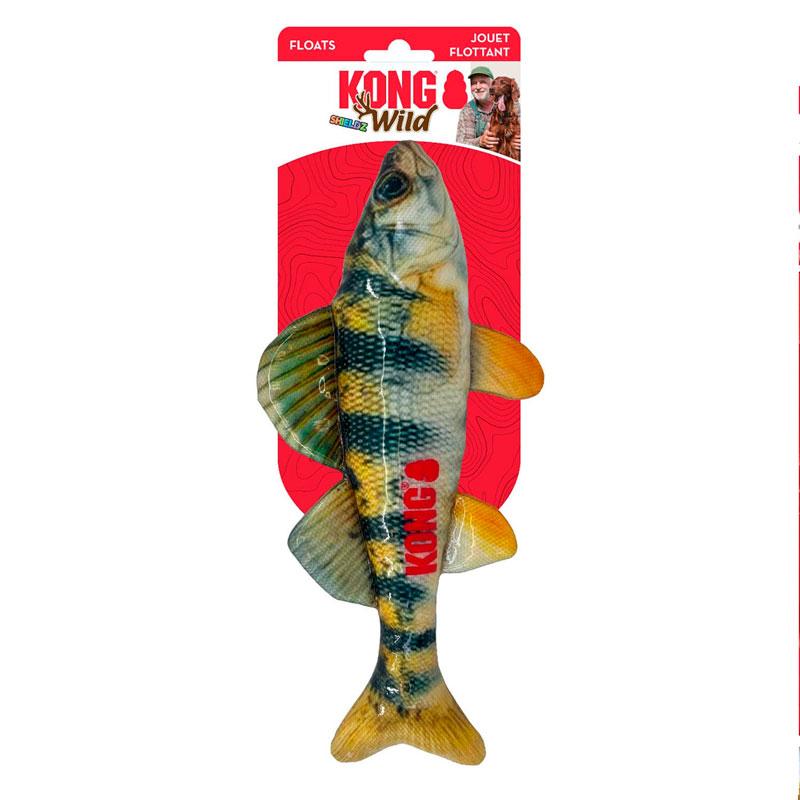 Kong Juguete PESCADO Brillante Flotante T.M 32x11x5 cm para Perros de Kong disponible en Emperrados para cuidar a tu peludo.