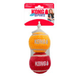 Kong SPORT SOFTIES PACK 2 Pelotas TENIS diferentes colores T.L para Perros de Kong disponible en Emperrados para cuidar a tu peludo.