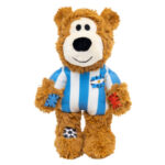 Kong Peluche OSO Deportivo ARGENTINA con sonido y nudos internos (Wild Knots Sport) T.M para Perros de Kong disponible en Emperrados para cuidar a tu peludo.