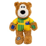 Kong Peluche OSO Deportivo AUSTRALIA con sonido y nudos internos (Wild Knots Sport) T.M para Perros de Kong disponible en Emperrados para cuidar a tu peludo.
