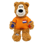 Kong Peluche OSO Deportivo PAÍSES BAJOS con sonido y nudos internos (Wild Knots Sport) T.M para Perros de Kong disponible en Emperrados para cuidar a tu peludo.