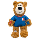 Kong Peluche OSO Deportivo FRANCIA con sonido y nudos internos (Wild Knots Sport) T.M para Perros de Kong disponible en Emperrados para cuidar a tu peludo.