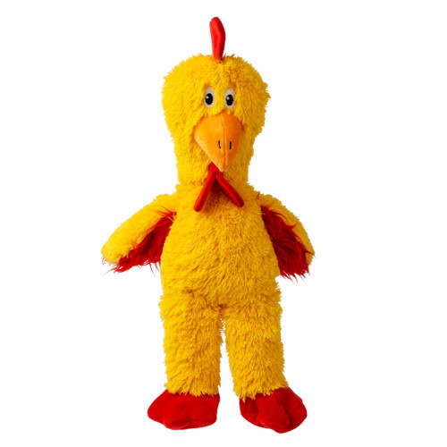 Kong Peluche POLLO (Knots Chicken) Duradero para Masticar y Tirar con Sonido y Cuerda Interior anudada para Perros de Kong disponible en Emperrados para cuidar a tu peludo.