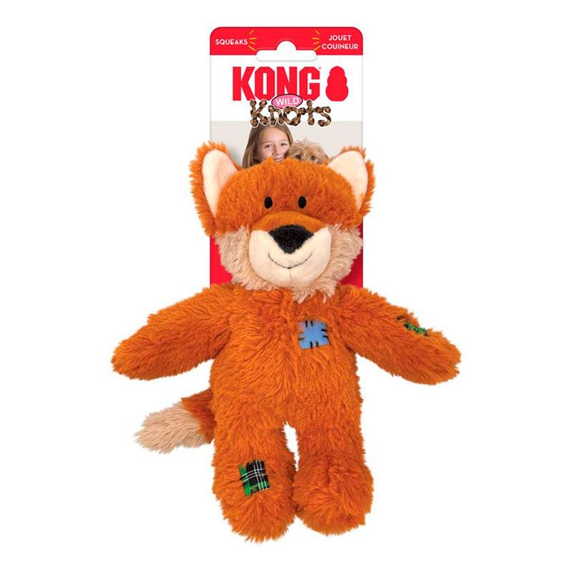 Kong Peluche Wild Knots T.S/M para Perros de Kong disponible en Emperrados para cuidar a tu peludo.