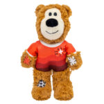 Kong Peluche OSO Deportivo SUIZA con sonido y nudos internos (Wild Knots Sport) T.M para Perros de Kong disponible en Emperrados para cuidar a tu peludo.
