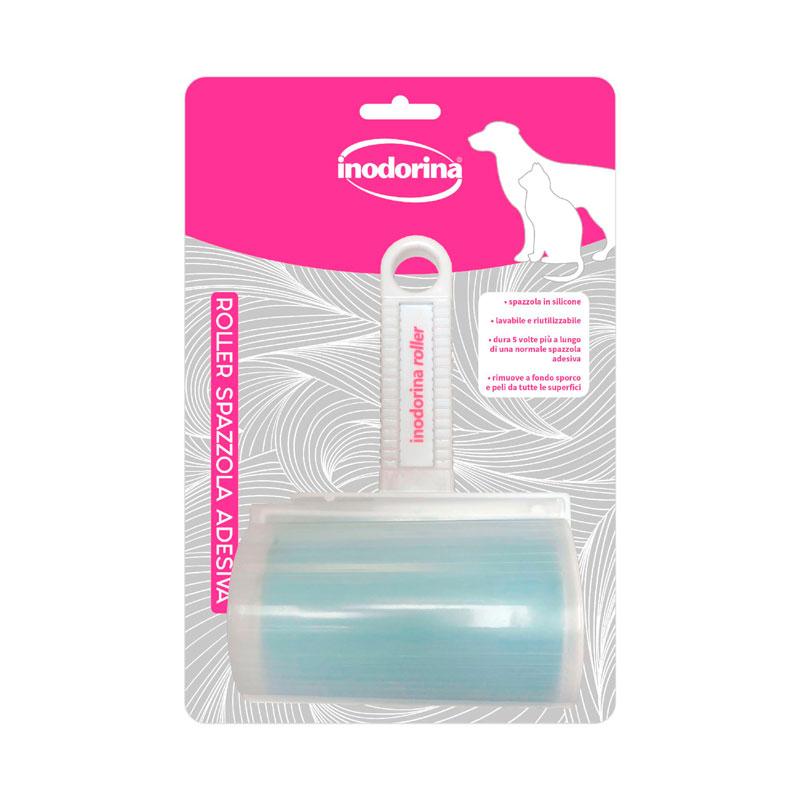 Inodorina Roller/Rodillo Quita Pelos de Silicona para Perros y Gatos de Inodorina disponible en Emperrados para cuidar a tu peludo.