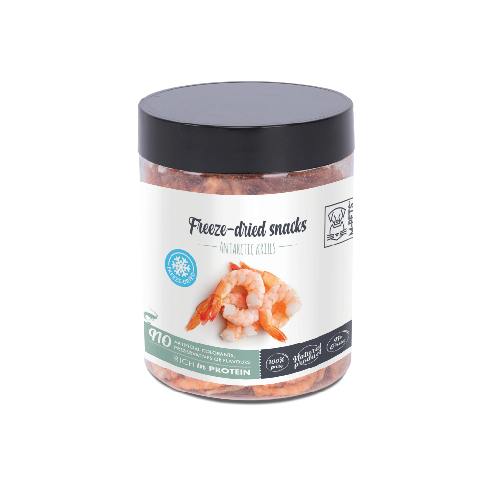 M-Pets Snack Liofilizado Gambas 25 g de M-Pets disponible en Emperrados para cuidar a tu peludo.