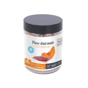M-Pets Snack Liofilizado Pato y Calabaza 35 g de M-Pets disponible en Emperrados para cuidar a tu peludo.