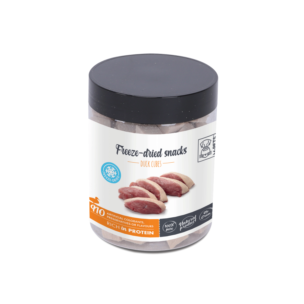 M-Pets Snack Liofilizado Pato 30 g de M-Pets disponible en Emperrados para cuidar a tu peludo.
