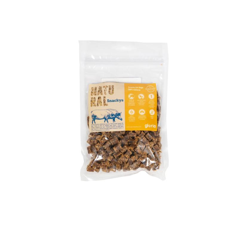 Gloriapets Snacks CUBOS DE JABALÍ 300 g de Gloriapets disponible en Emperrados para cuidar a tu peludo.