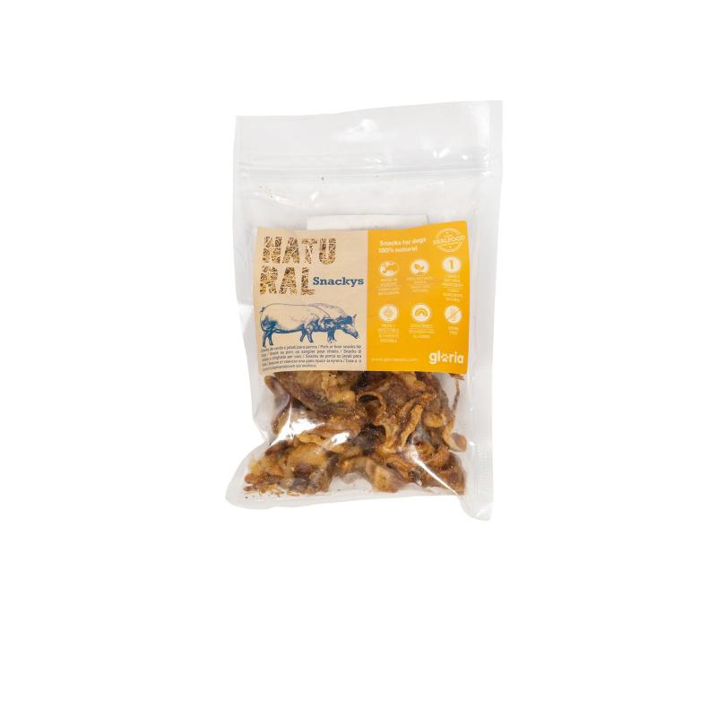 Gloriapets Snacks Tiras de OREJAS DE CERDO 200 g de Gloriapets disponible en Emperrados para cuidar a tu peludo.