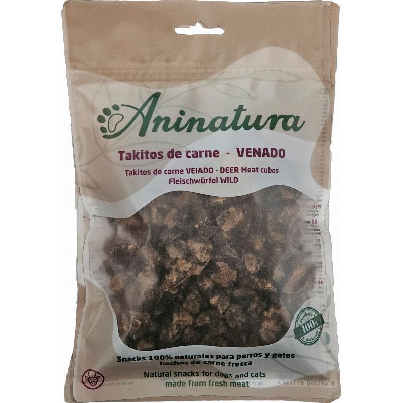 Aninatura Snacks Takitos de carne de VENADO 200 g para Perros de Aninatura disponible en Emperrados para cuidar a tu peludo.