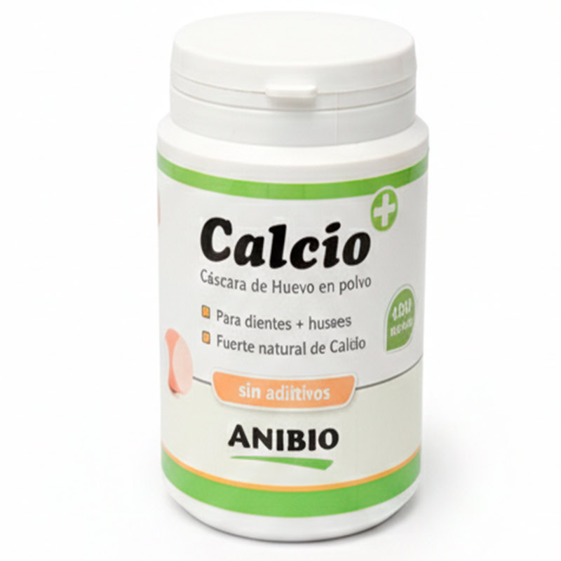 Anibio Suplemento Calcio (Cáscara de huevo en polvo) - Calcio 320 g para Perros y Gatos de Anibio disponible en Emperrados para cuidar a tu peludo.
