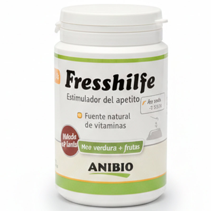 Anibio Fresshilfe Suplemento Estimulador del Apetito 120 g para Perros y Gatos de Anibio disponible en Emperrados para cuidar a tu peludo.