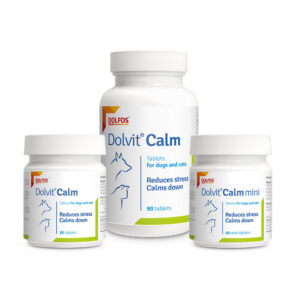 Dolfos Dolvit Calm - Suplemento Natural Reducción Estrés y Ansiedad para Perros y Gatos