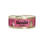 Gosbi Fresko Lata ATÚN CON LECHE DE CABRA  - Alimento Húmedo - 70 g para Gatitos de Gosbi disponible en Emperrados para cuidar a tu peludo.