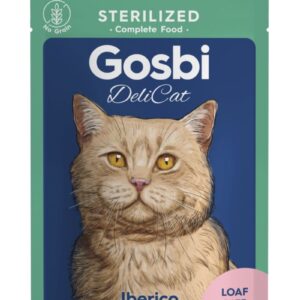 Gosbi DELICAT IBERICO - Alimento Húmedo - 70 g para Gatos Esterilizados de Gosbi disponible en Emperrados para cuidar a tu peludo.