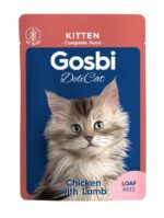 Gosbi DELICAT CHICKEN/LAMB (Pollo/Cordero) - Alimento Húmedo - 70 g para Gatitos de Gosbi disponible en Emperrados para cuidar a tu peludo.