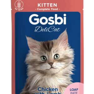 Gosbi DELICAT CHICKEN/LAMB (Pollo/Cordero) - Alimento Húmedo - 70 g para Gatitos de Gosbi disponible en Emperrados para cuidar a tu peludo.