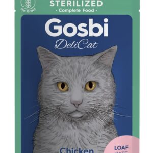 Gosbi DELICAT CHICKEN (Pollo) - Alimento Húmedo - 70 g para Gatos Esterilizados de Gosbi disponible en Emperrados para cuidar a tu peludo.