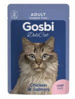 Gosbi DELICAT  CHICKEN/SALMON (Pollo/Salmón) - Alimento Húmedo - 70 para Gatos de Gosbi disponible en Emperrados para cuidar a tu peludo.