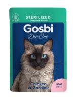 Gosbi DELICAT CHICKEN/SARDINE (Pollo/Sardina) - Alimento Húmedo - 70 g para Gatos Esterilizados de Gosbi disponible en Emperrados para cuidar a tu peludo.