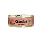 Gosbi Fresko Lata ATÚN CON SALMÓN  - Alimento Húmedo - 70 g para Gatos Adultos de Gosbi disponible en Emperrados para cuidar a tu peludo.
