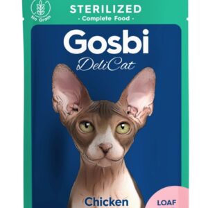 Gosbi DELICAT CHICKEN/SHRIMPS (Pollo/Gambas) - Alimento Húmedo - 70 g para Gatos Esterilizados de Gosbi disponible en Emperrados para cuidar a tu peludo.