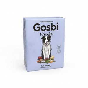 Gosbi Fresko FISH & FRUITS (Pescado y Frutas) - Alimento Húmedo -  375 g para Perros