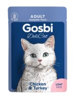 Gosbi DELICAT ADULT CHICKEN/TURKEY (Pollo/Pavo) - Alimento Húmedo - 70 g para Gatos de Gosbi disponible en Emperrados para cuidar a tu peludo.