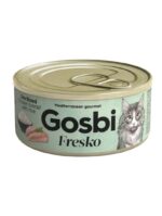 Gosbi Fresko Lata PECHUGA DE POLLO Y ARROZ - Alimento Húmedo - 70 g para Gatos Esterilizados de Gosbi disponible en Emperrados para cuidar a tu peludo.