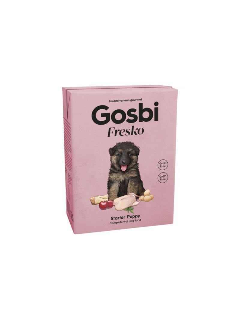 Gosbi Fresko Starter PUPPY - Alimento Húmedo - 375 g para Perros Cachorros de Gosbi disponible en Emperrados para cuidar a tu peludo.