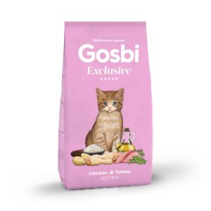 Gosbi Pienso EXCLUSIVE POLLO/PAVO 400 g para Gatitos de Gosbi disponible en Emperrados para cuidar a tu peludo.