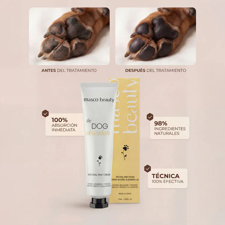 Masco Beauty CREMA ALMOHADILLAS Dermatológica (Protege y Repara) 75 ml para Perros y Gatos - Imagen 2