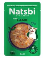 Natsbi STEMEAD LAMP (Cordero) al VAPOR - Alimiento Húmedo - 80 g para Gatos de Gosbi disponible en Emperrados para cuidar a tu peludo.