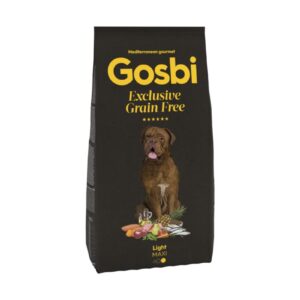 Gosbi Pienso EXCLUSIVE LIGHT MAXI GRAIN FREE (Sin Cereal) 12 kg para Perros de Gosbi disponible en Emperrados para cuidar a tu peludo.