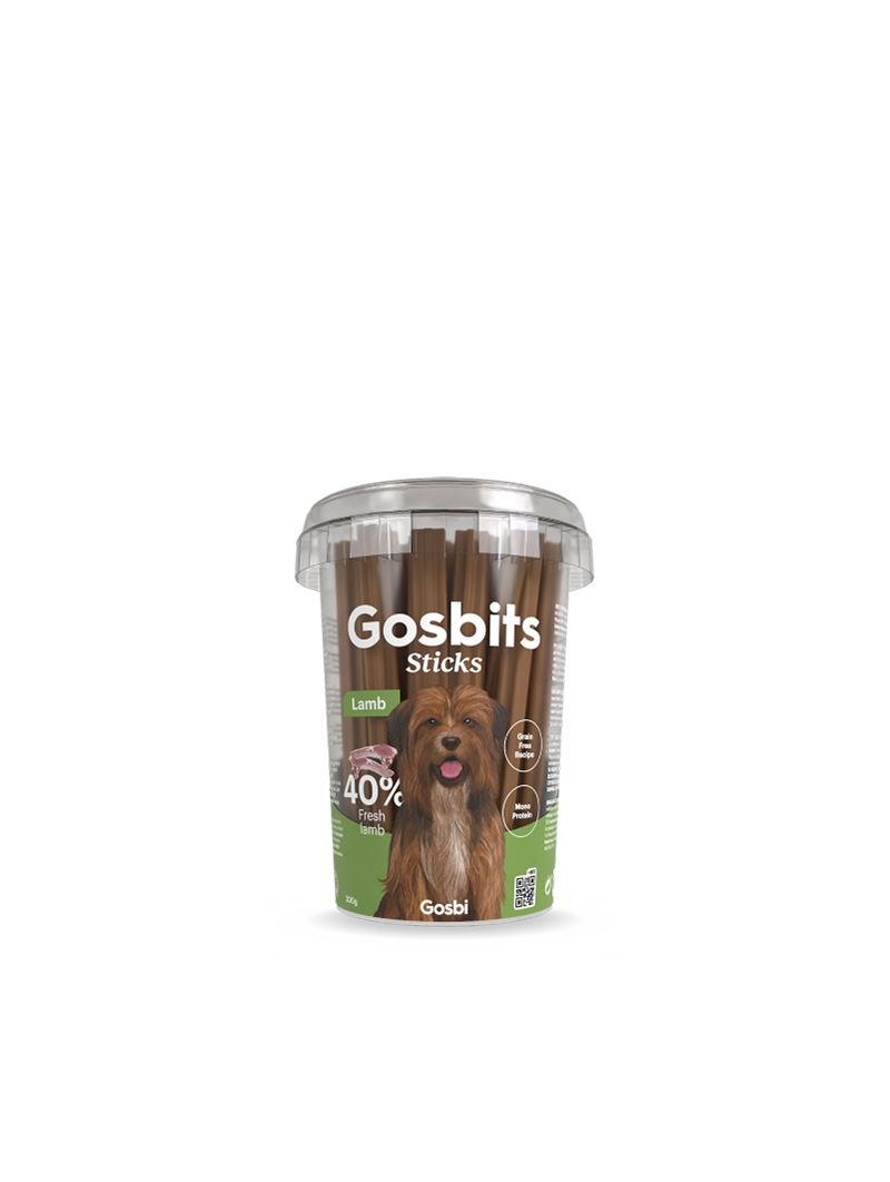 Gosbits LAMB Snacks Barritas CORDERO 300 g para Perros de Gosbi disponible en Emperrados para cuidar a tu peludo.