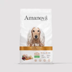 Amanova Pienso ADULT Medium EXQUISITE CHICKEN (Pollo) Y QUINOA para Perros Adultos Medianos