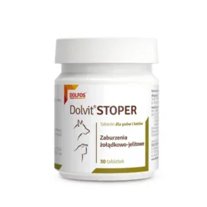 Dolfos Dolvit STOPER - Suplemento Natural para TRASTORNOS GASTROINTESTINALES (30 comp.) para Perros y Gatos