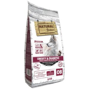 Natural Greatness Pienso OBESITY & DIABETIC (Control Sobrepeso y Diabetes) Hipoalergénico y Sin Cereales para Perros