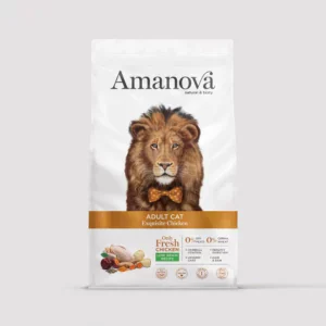 Amanova Pienso ADULT CAT EXQUISITE CHICKEN (Pollo) Y QUINOA (Hipoalergénico) para Gatos Adultos