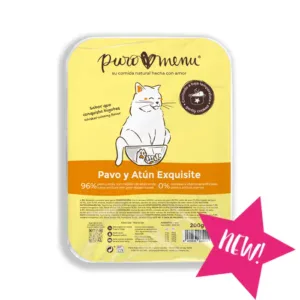 Puromenu Menú COCINADO Pavo y Atún Exquisite 200 g para Gatos