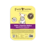 Puromenu Menú COCINADO Pollo y Salmón Delice para Perros