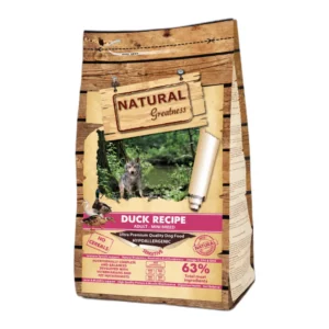 Natural Greatness Pienso PATO Sensitive MINI (Sin Cereal e Hipoalergénico) para Perros Adultos Pequeños