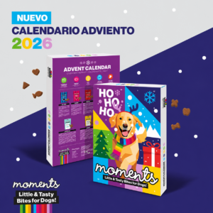 Moments Snacks Calendario de Adviento de Navidad 100 g para Perros