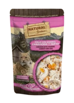 Natural Greatness Alimento Completo Húmedo - Pollo con Gambas, Zanahoria y Huevo (Alternativa al Barf) 70g para Gatos Adultos